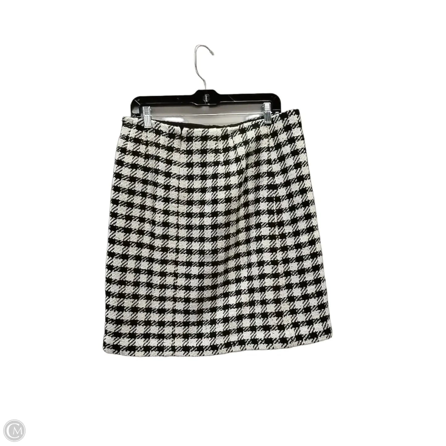 Skirt Midi By Talbots In Black & Cream, Size: 8