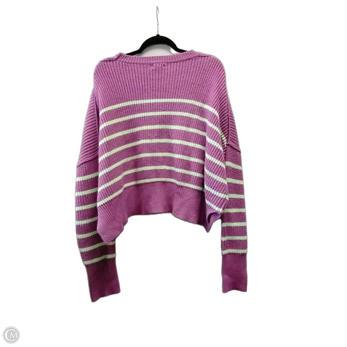 Sweater By En Creme In Green & Purple, Size: M