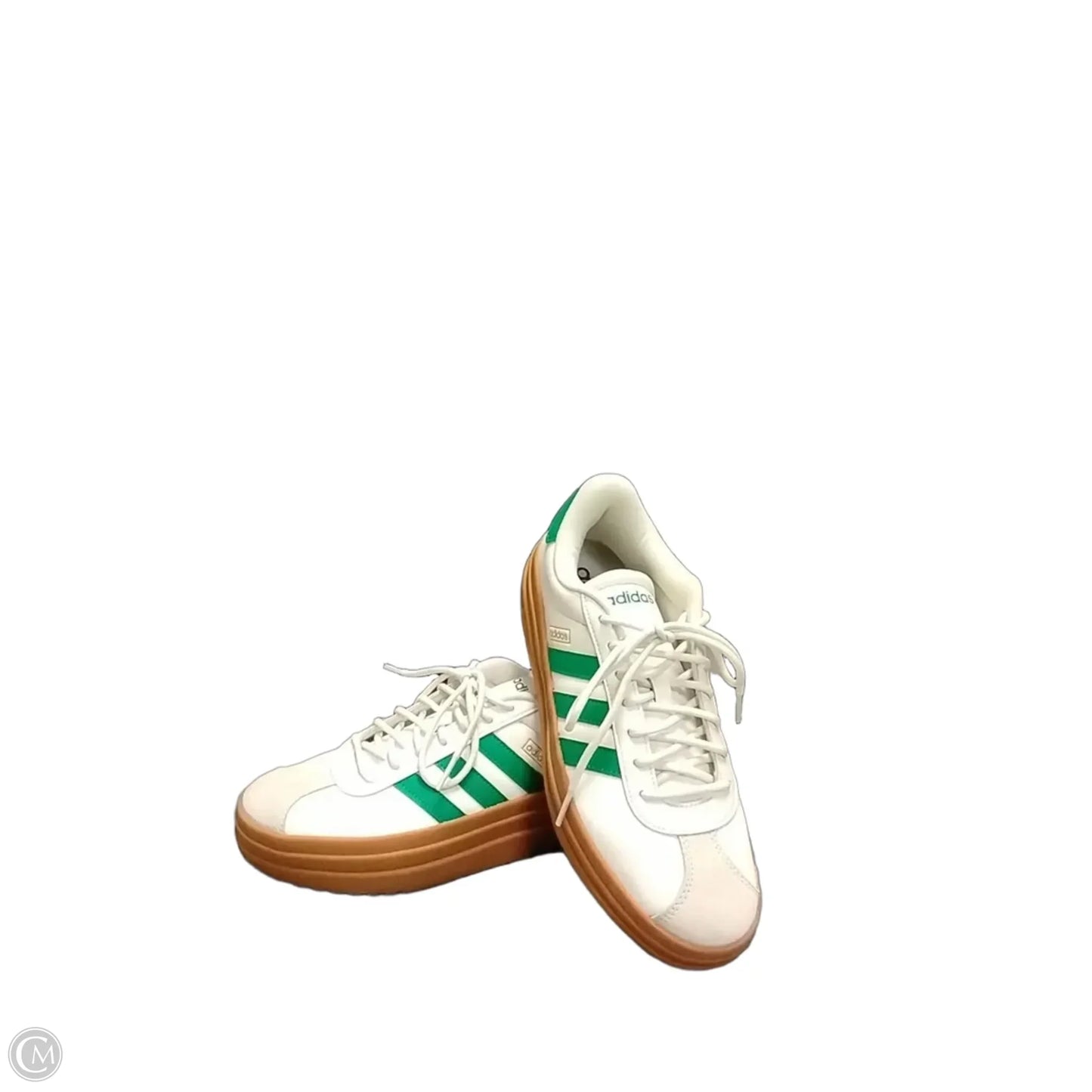 Shoes Sneakers By Adidas In Green & White, Size: 8.5