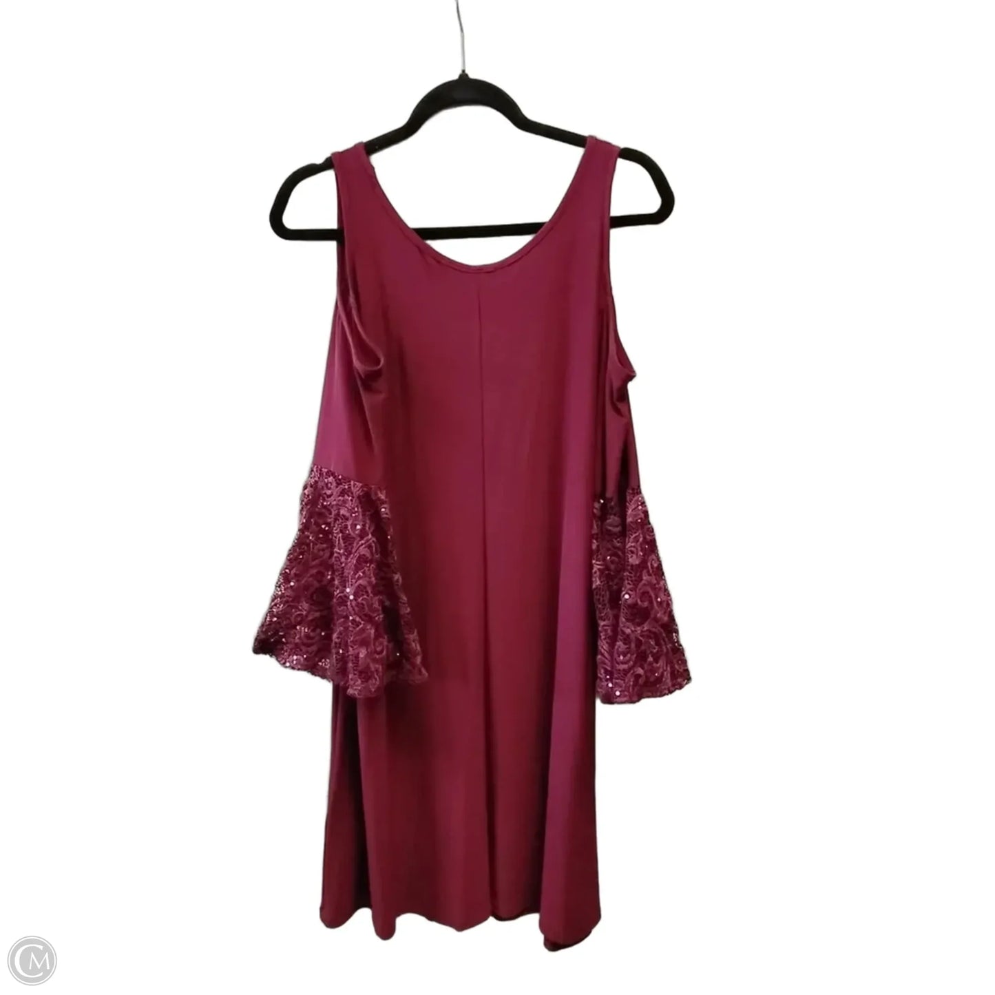 Dress Casual Midi By R And M Richards In Red, Size: 12