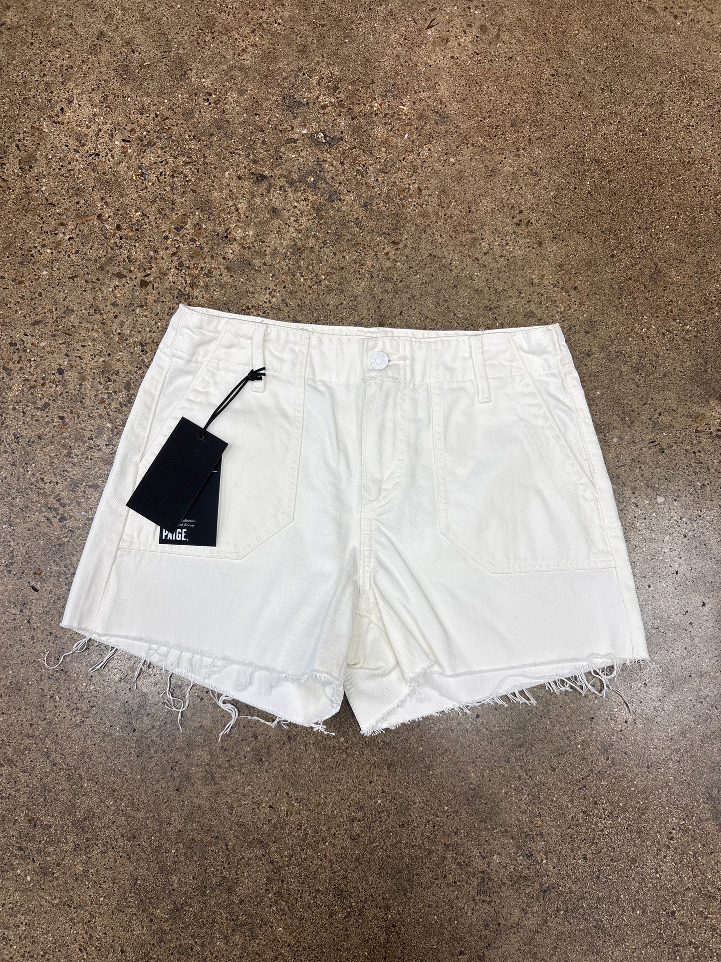 Shorts By Paige In White, Size:2