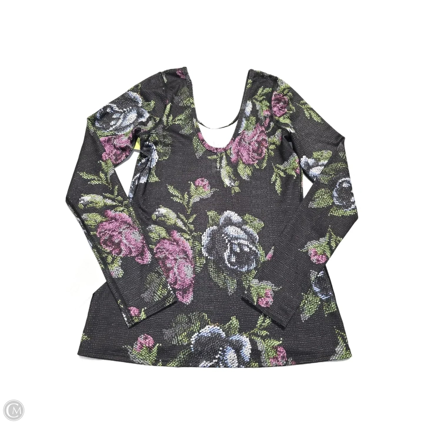 Top Long Sleeve By Lululemon In Floral Print, Size: 8