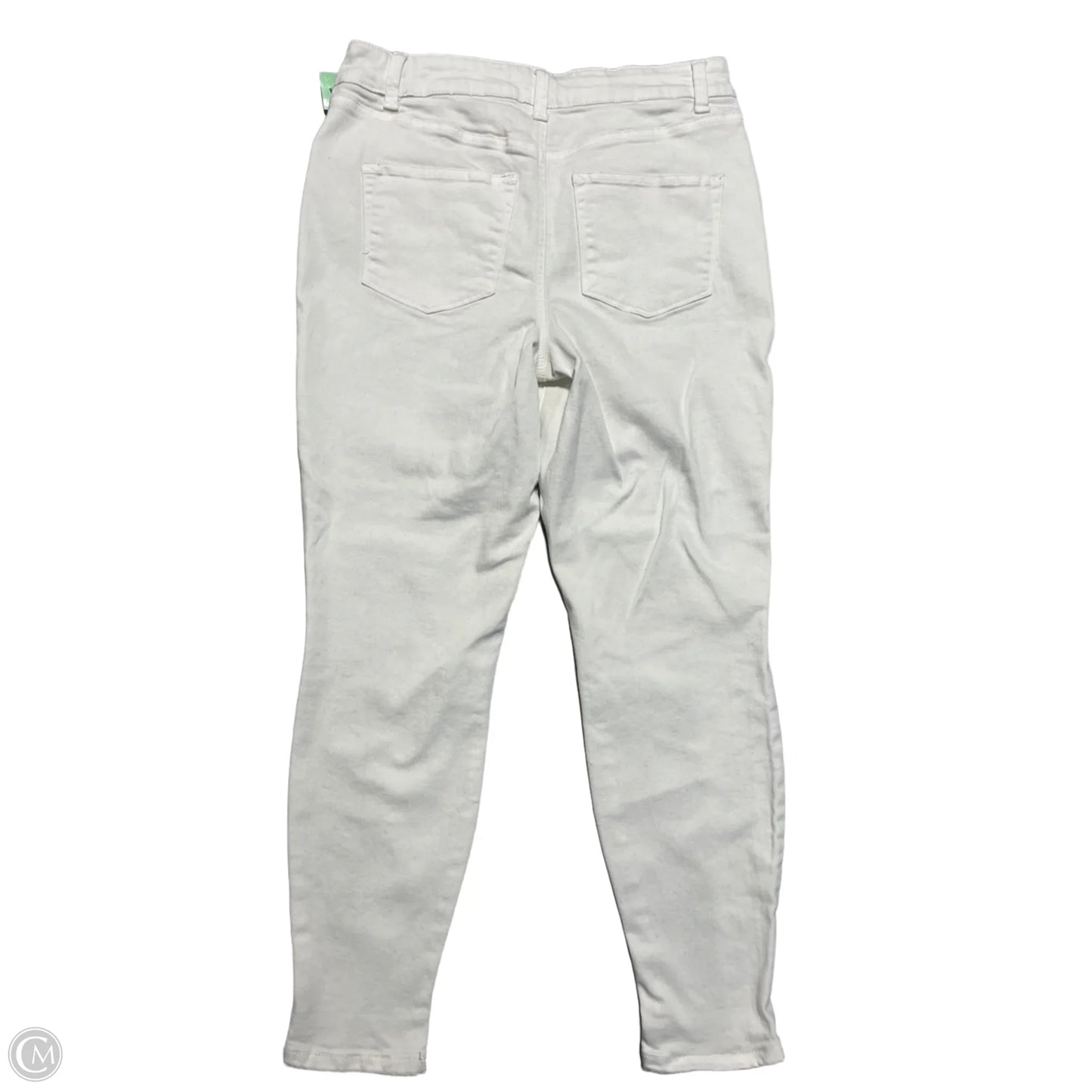 Jeans Skinny By Maurices In White Denim, Size: 10