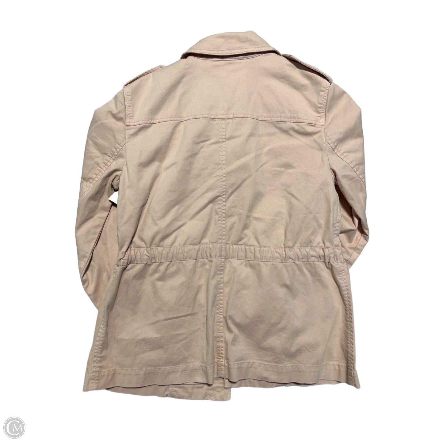 Jacket Shirt By Banana Republic In Pink, Size: S