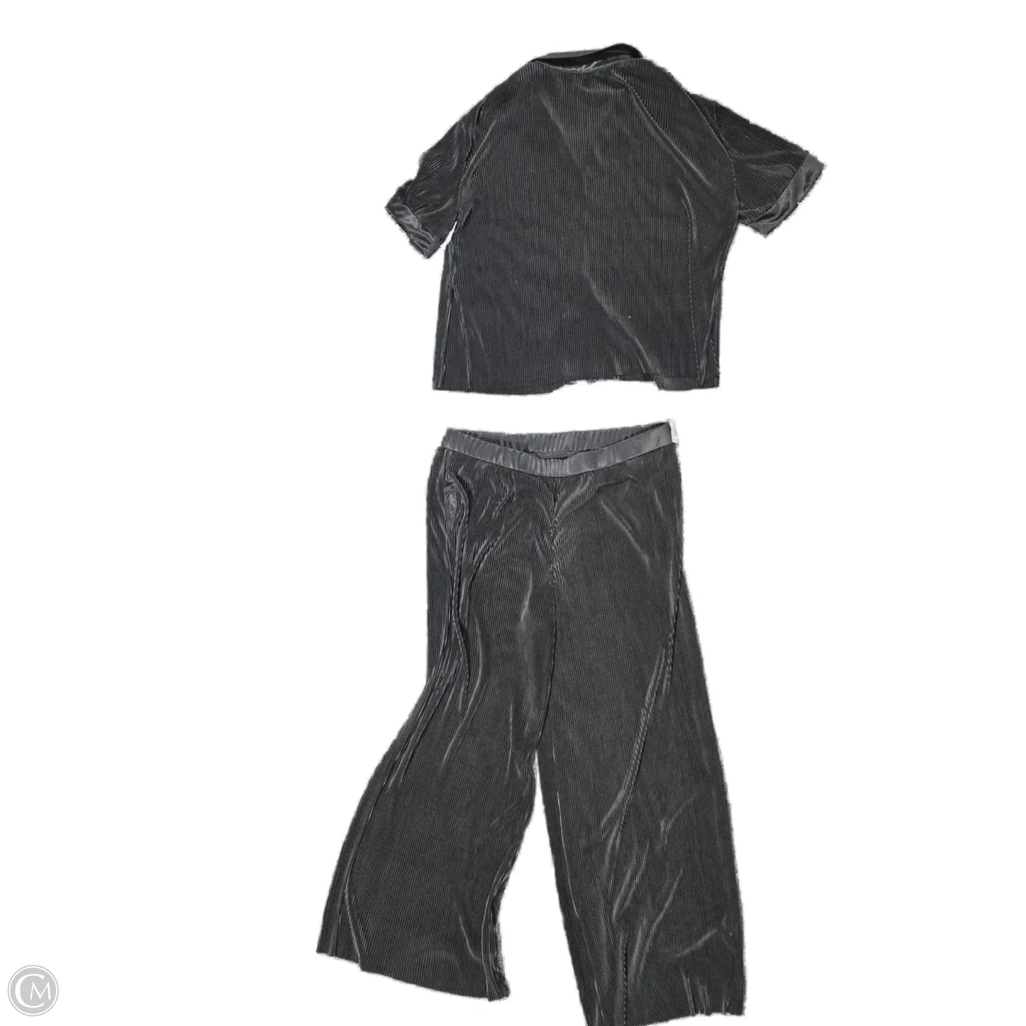 Top 2pc Long Sleeve By Cme In Black, Size: Xxl