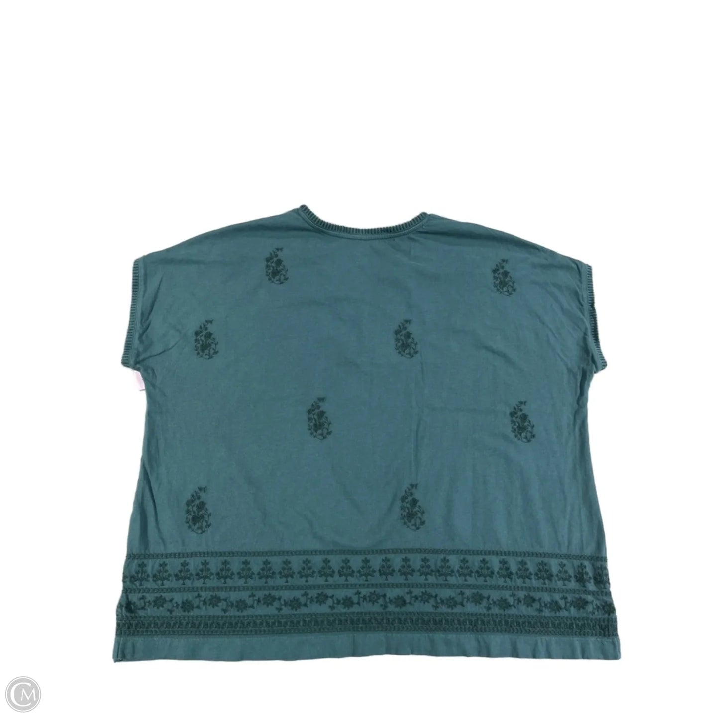Top Sleeveless By Pure Jill In Green, Size: Xl