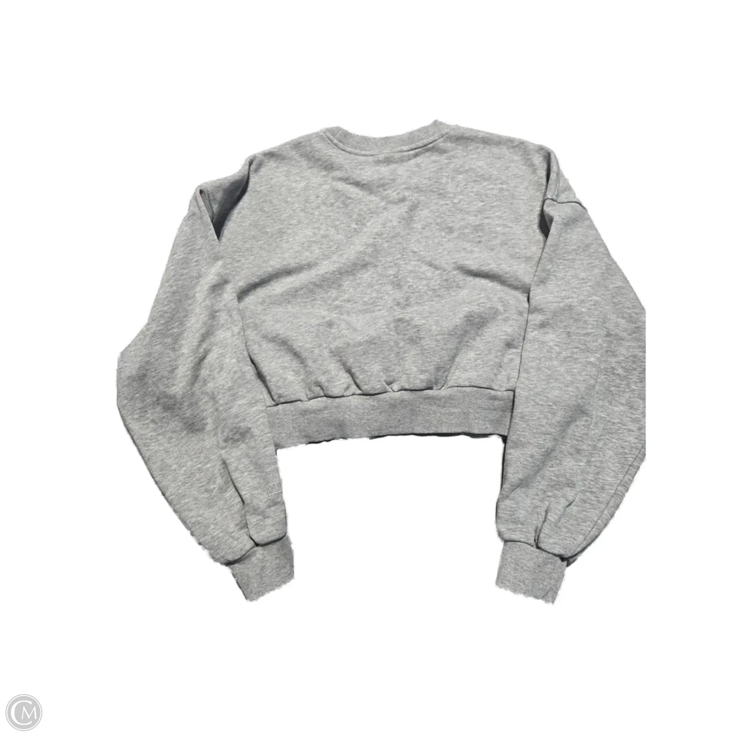 Top Long Sleeve By H&m In Grey, Size: S