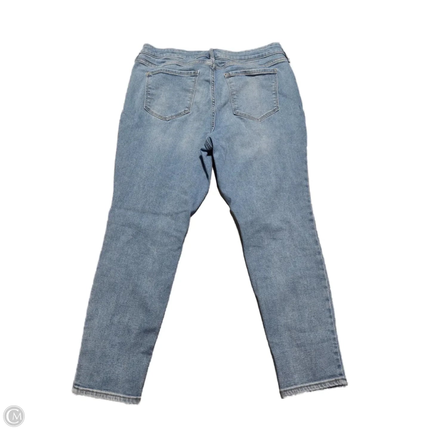 Jeans Skinny By Old Navy In Blue Denim, Size: 16