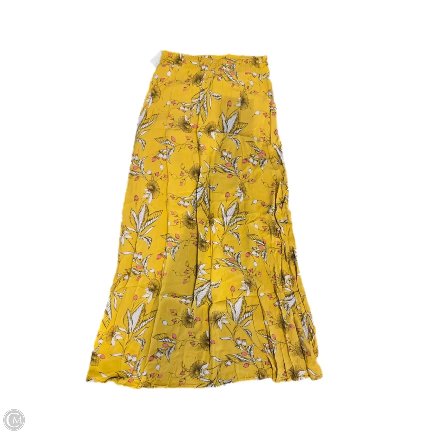 Skirt Maxi By Express In Yellow, Size: Xs