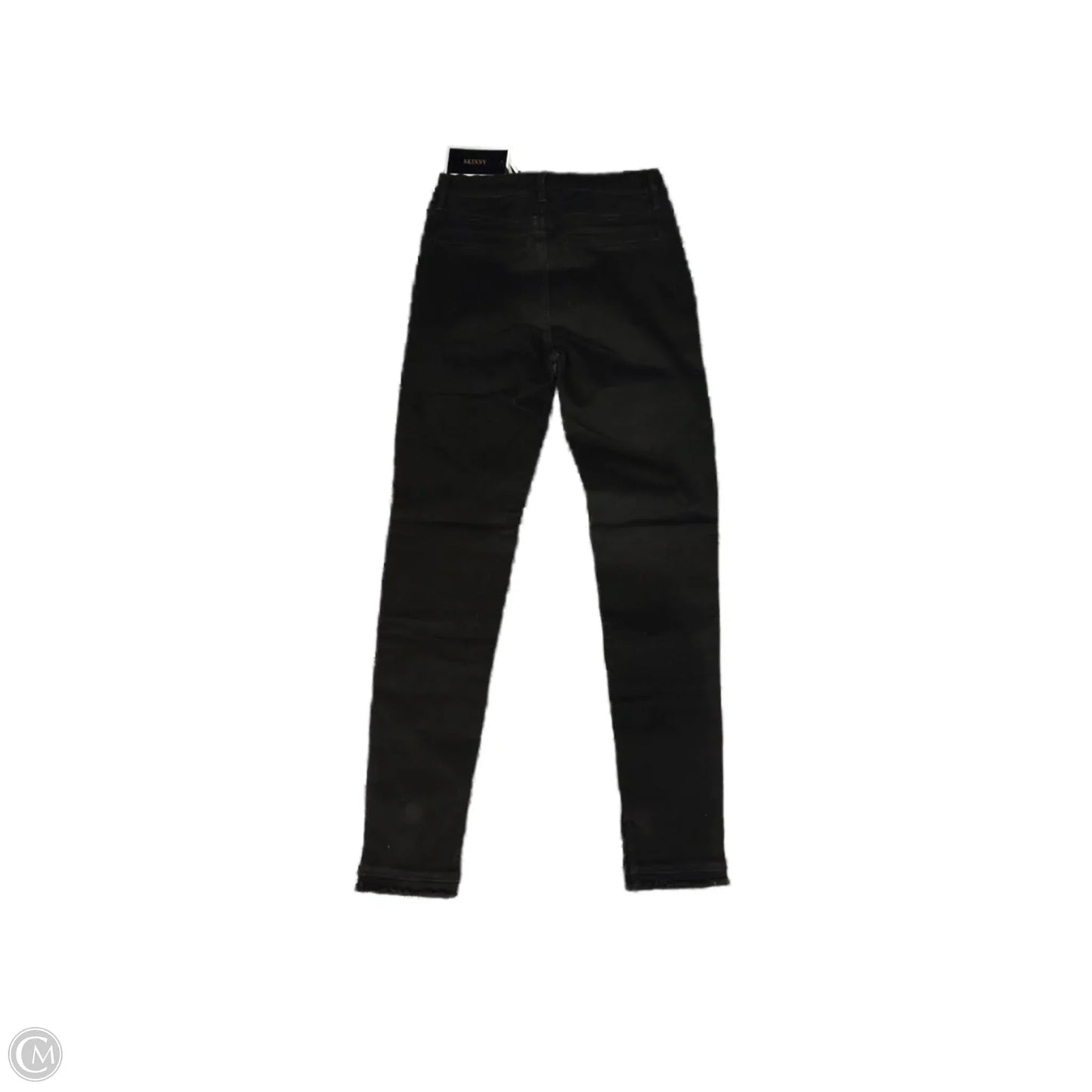 Jeans Skinny By Juicy Couture In Black Denim, Size: 0