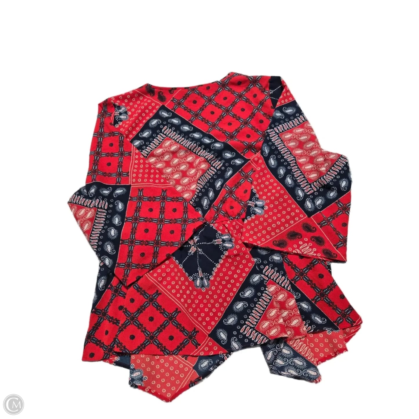 Top Long Sleeve By Lane Bryant In Red, Size: 3x