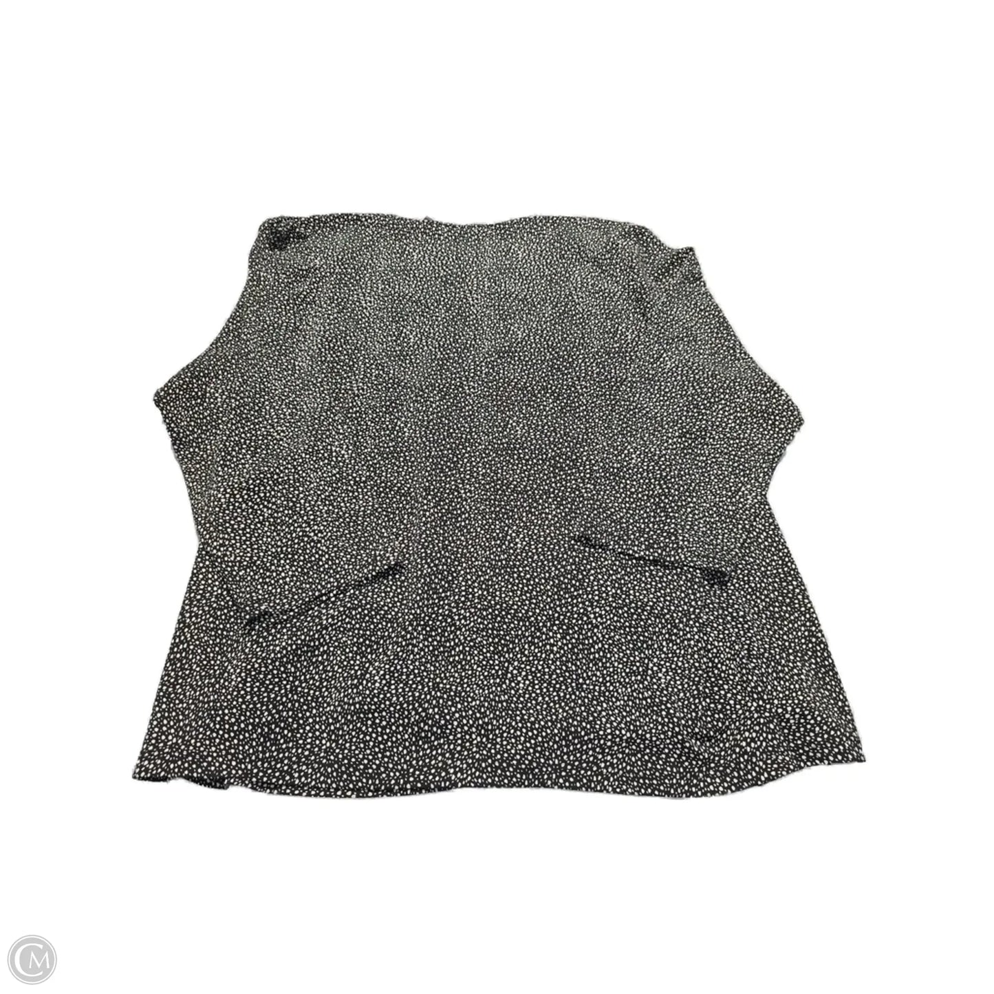 Top Long Sleeve By Liz Claiborne In Polkadot Pattern, Size: 3x