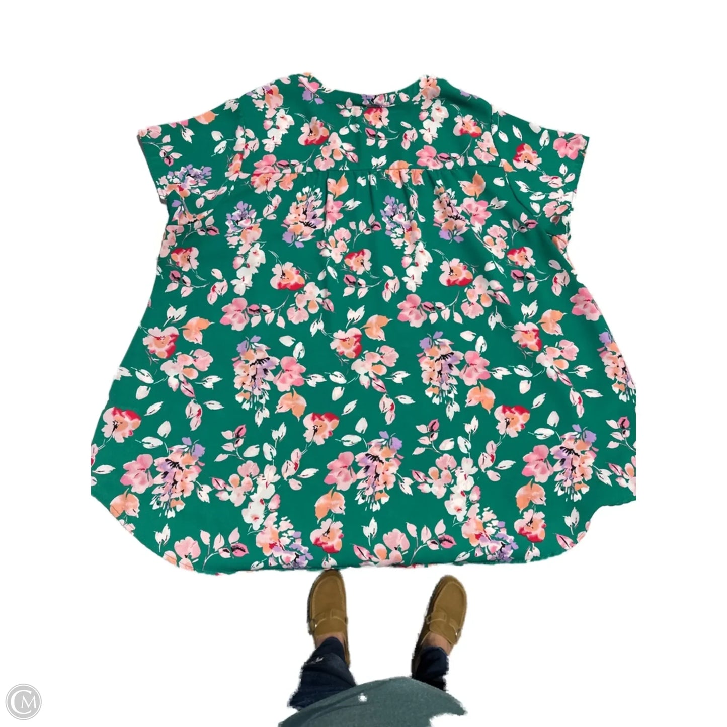 Top Short Sleeve By Torrid In Floral Print, Size: 2x