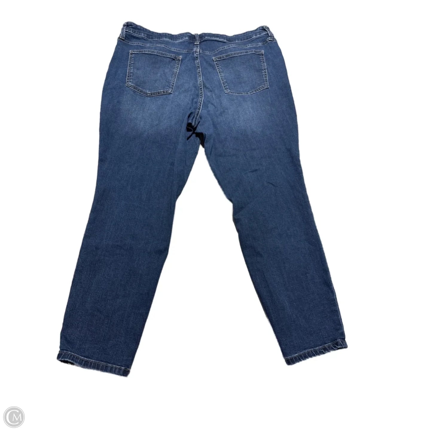 Jeans Skinny By Ava & Viv In Blue Denim, Size: 22