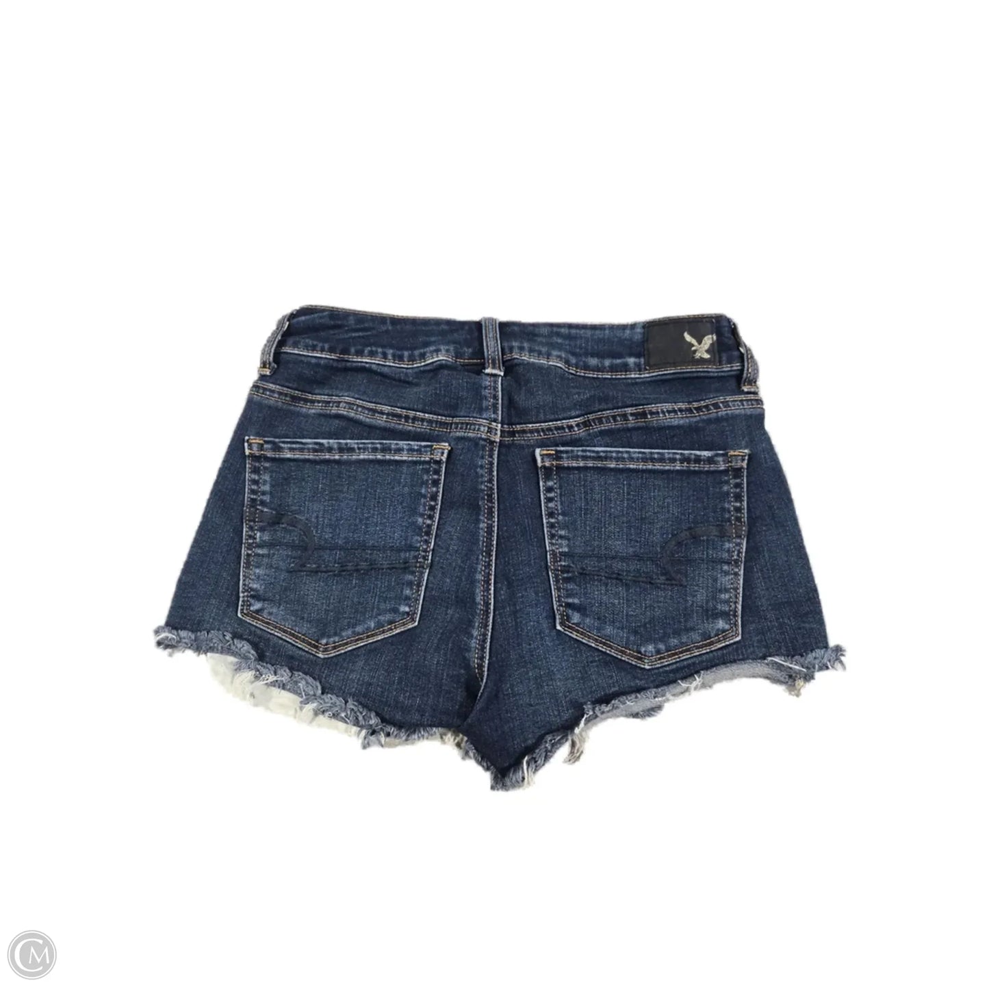 Shorts By American Eagle In Blue Denim, Size: 4