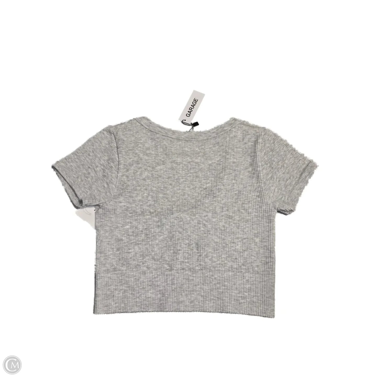 Top Short Sleeve Basic By Garage In Grey, Size: Xs