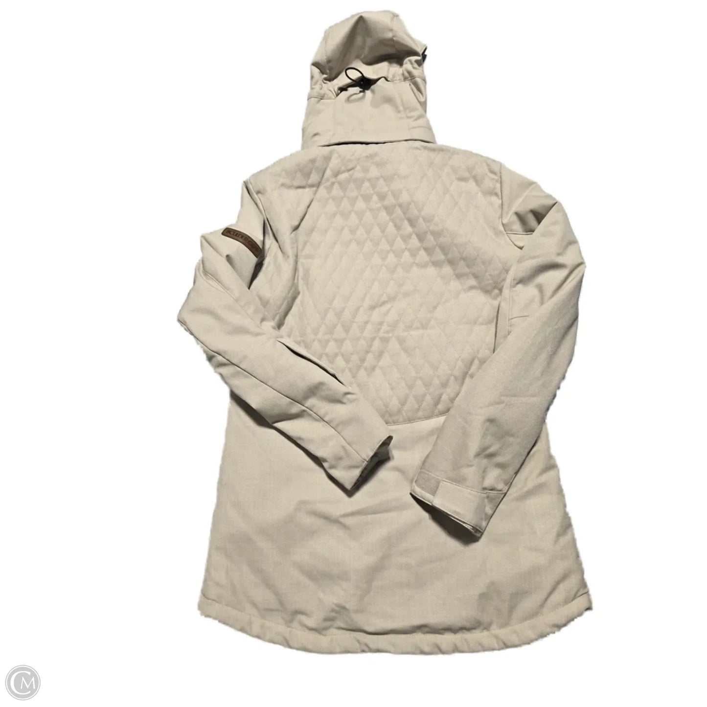 Coat Parka By Cme In Tan, Size: S