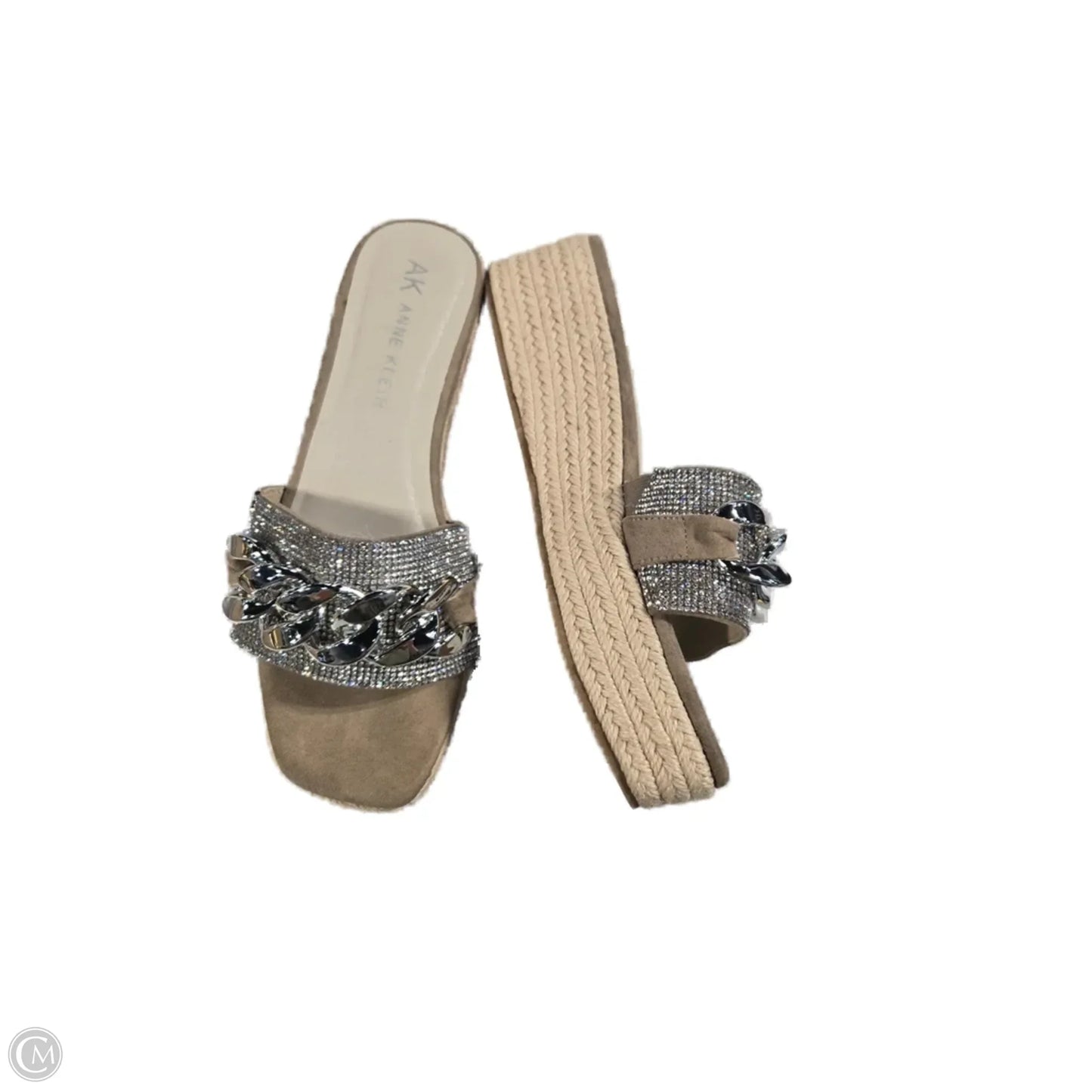 Sandals Heels Wedge By Anne Klein In Multi-colored, Size: 8.5