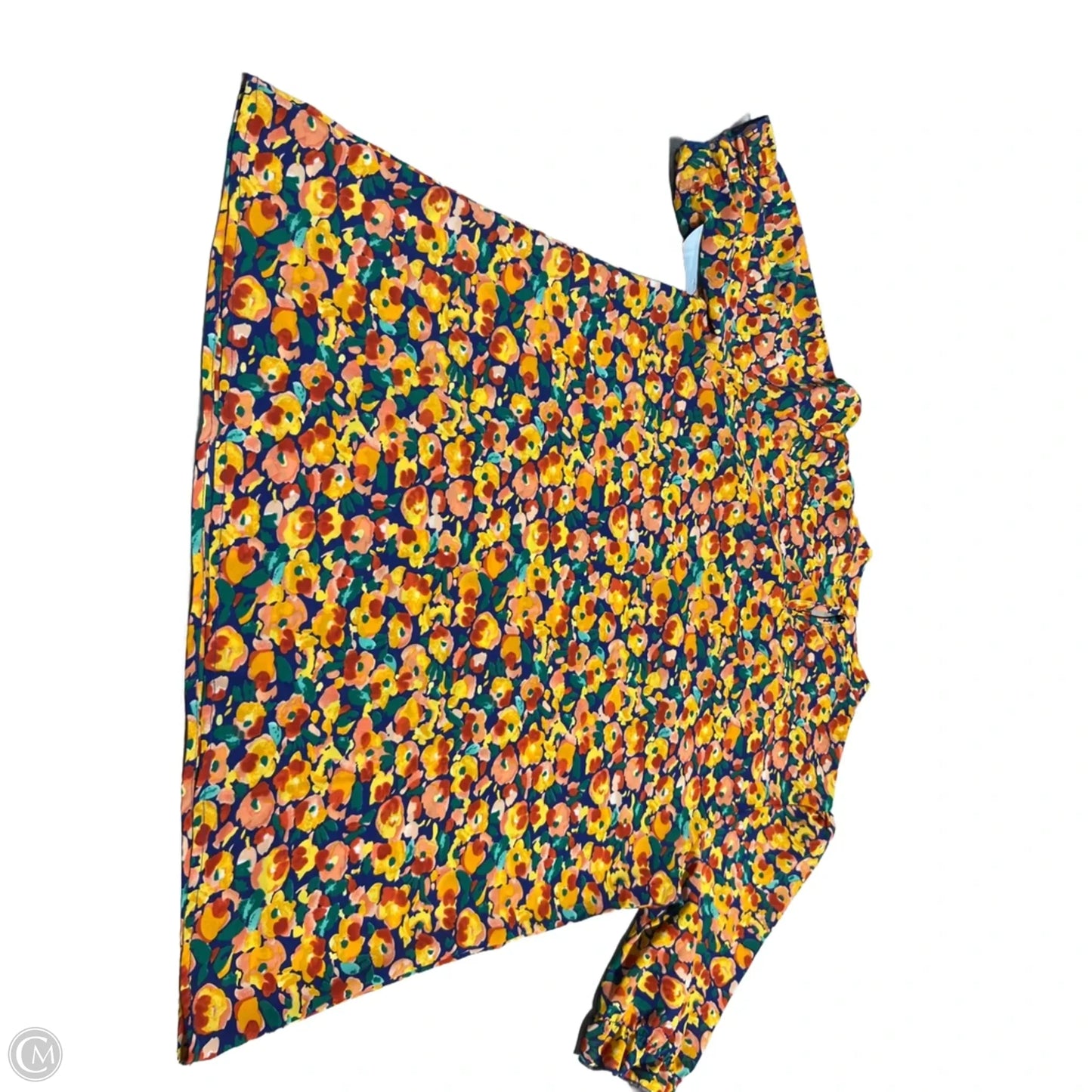 Top Short Sleeve By Btfbm In Floral Print, Size: L