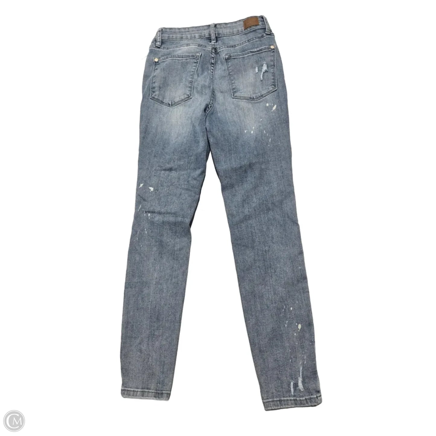 Jeans Skinny By Judy Blue In Blue Denim, Size: 4