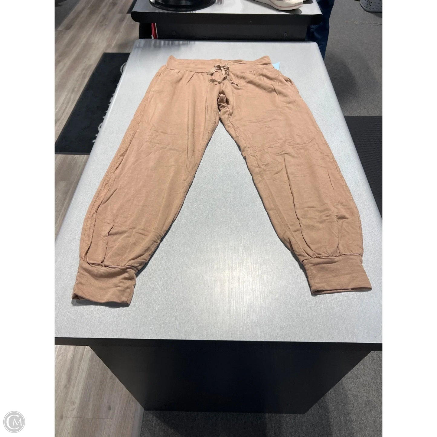 Top 2pc Long Sleeve By Cmc In Brown, Size: M