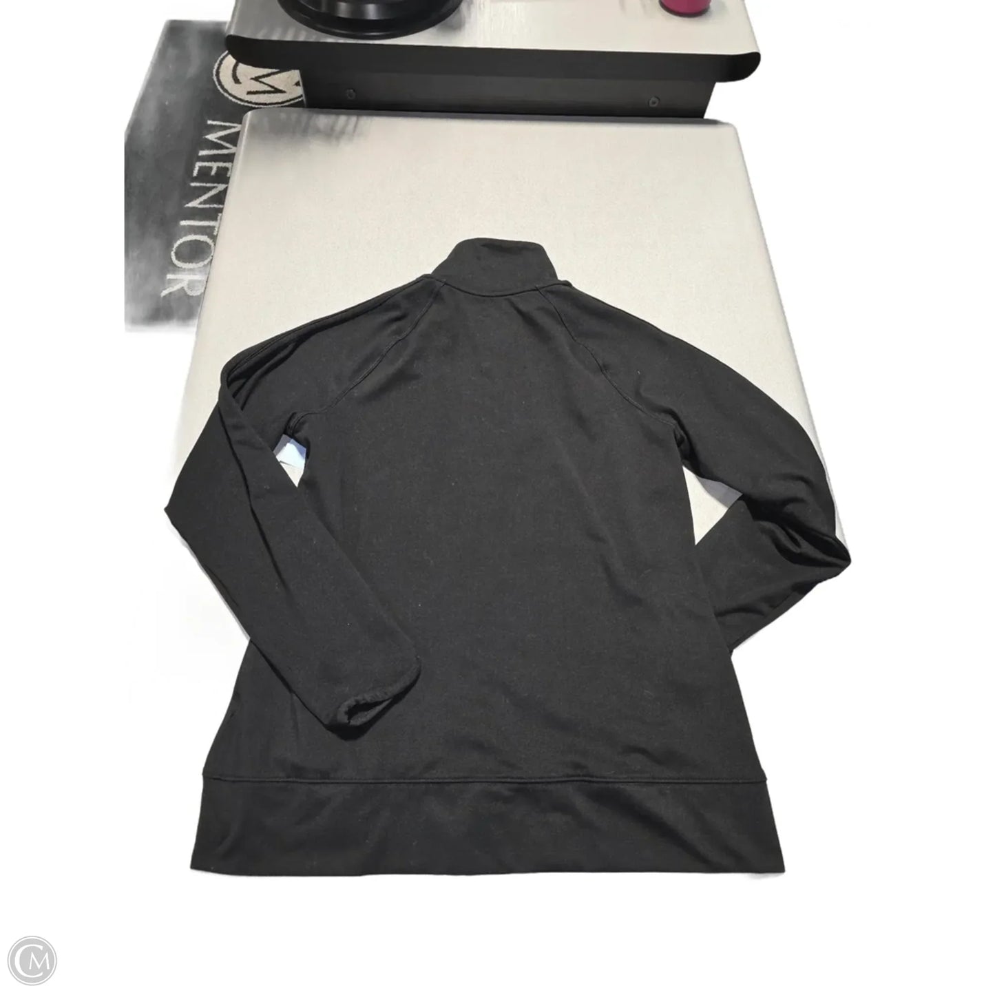 Athletic Top Long Sleeve Collar By C9 By Champion In Black, Size: L