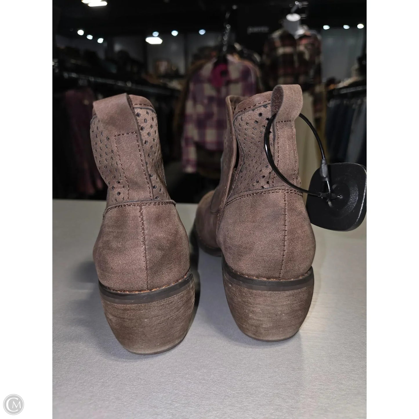 Shoes Heels Block By Natural Reflections In Brown, Size: 6.5