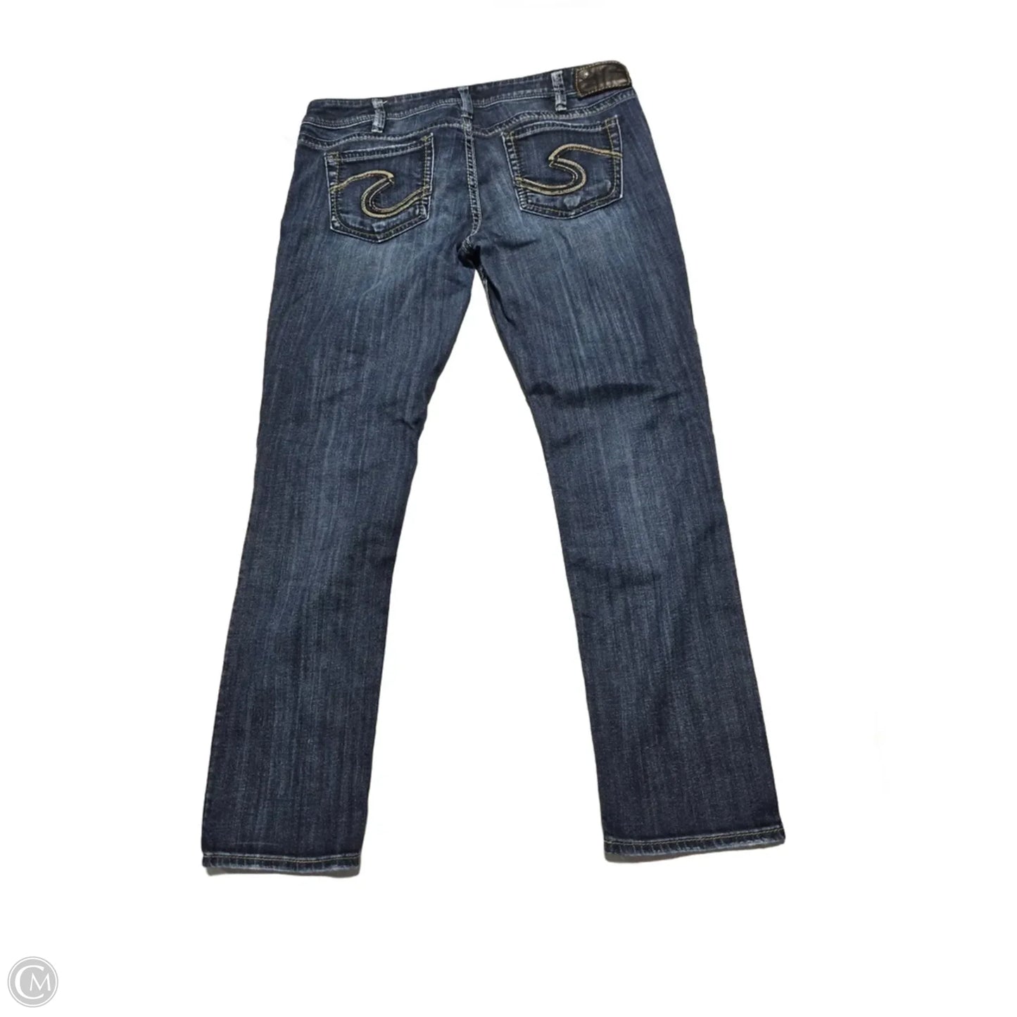 Jeans Skinny By Silver In Blue Denim, Size: 14