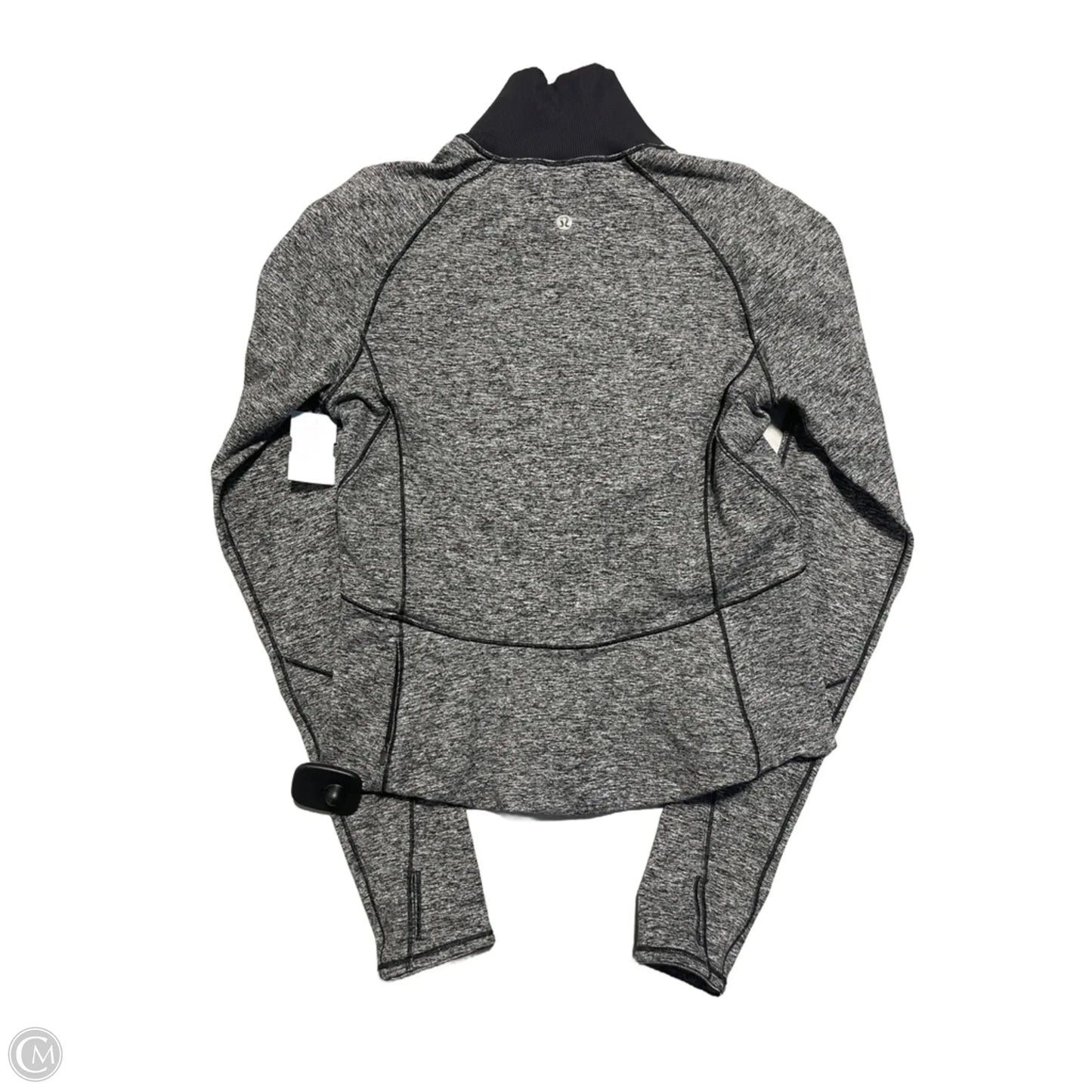 Athletic Top Long Sleeve Crewneck By Lululemon In Grey, Size: 6