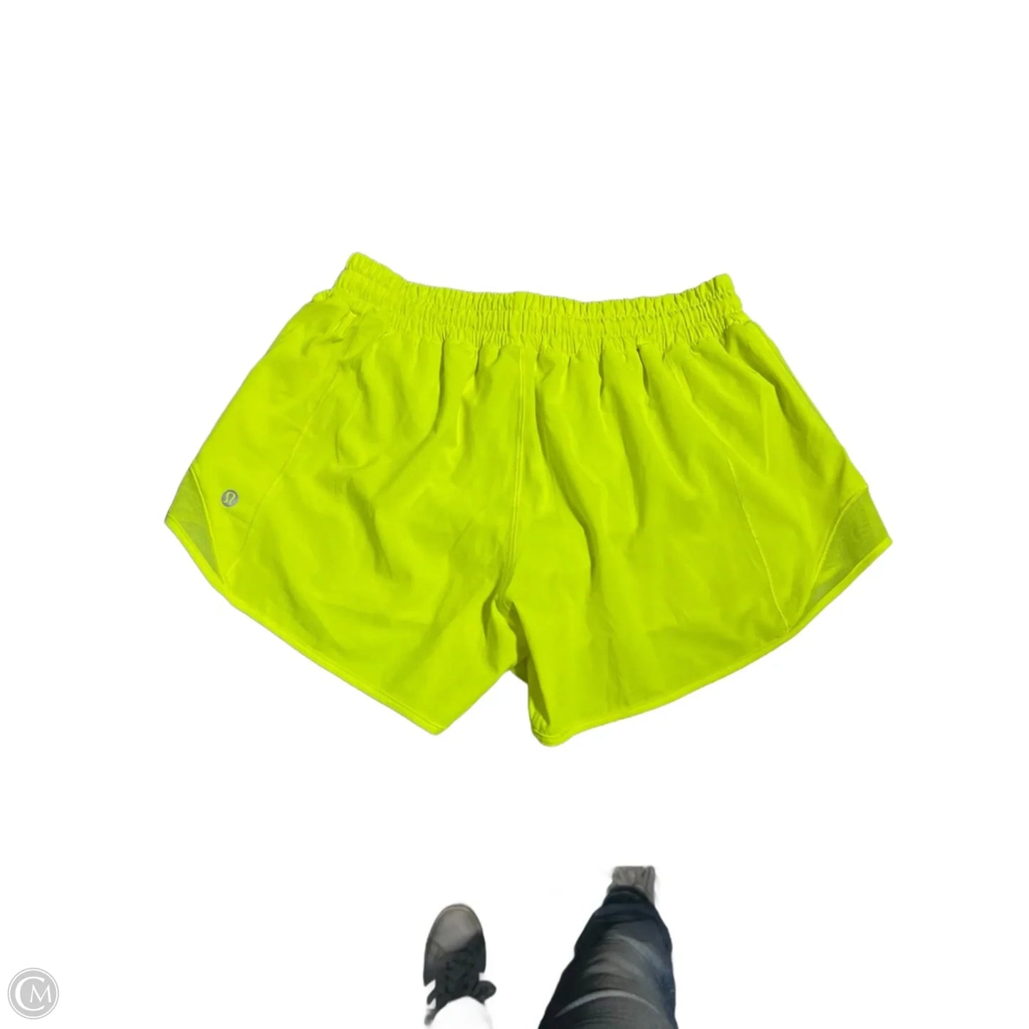 Athletic Shorts By Lululemon In Yellow, Size: 8