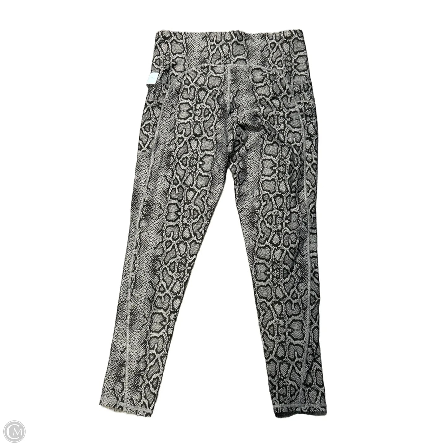 Athletic Leggings By C9 By Champion In Snakeskin Print, Size: Xl