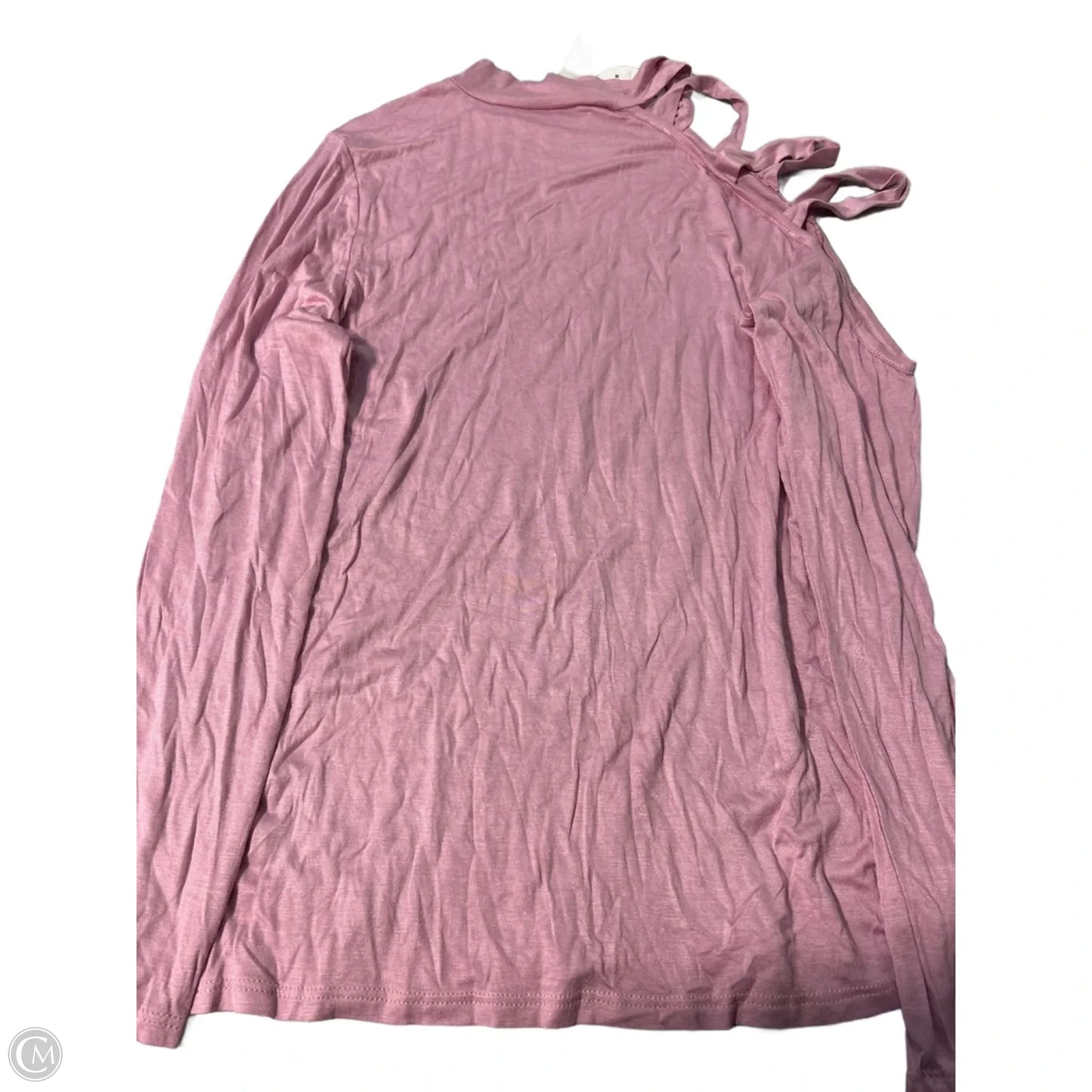 Top Long Sleeve By Bibi In Pink, Size: M
