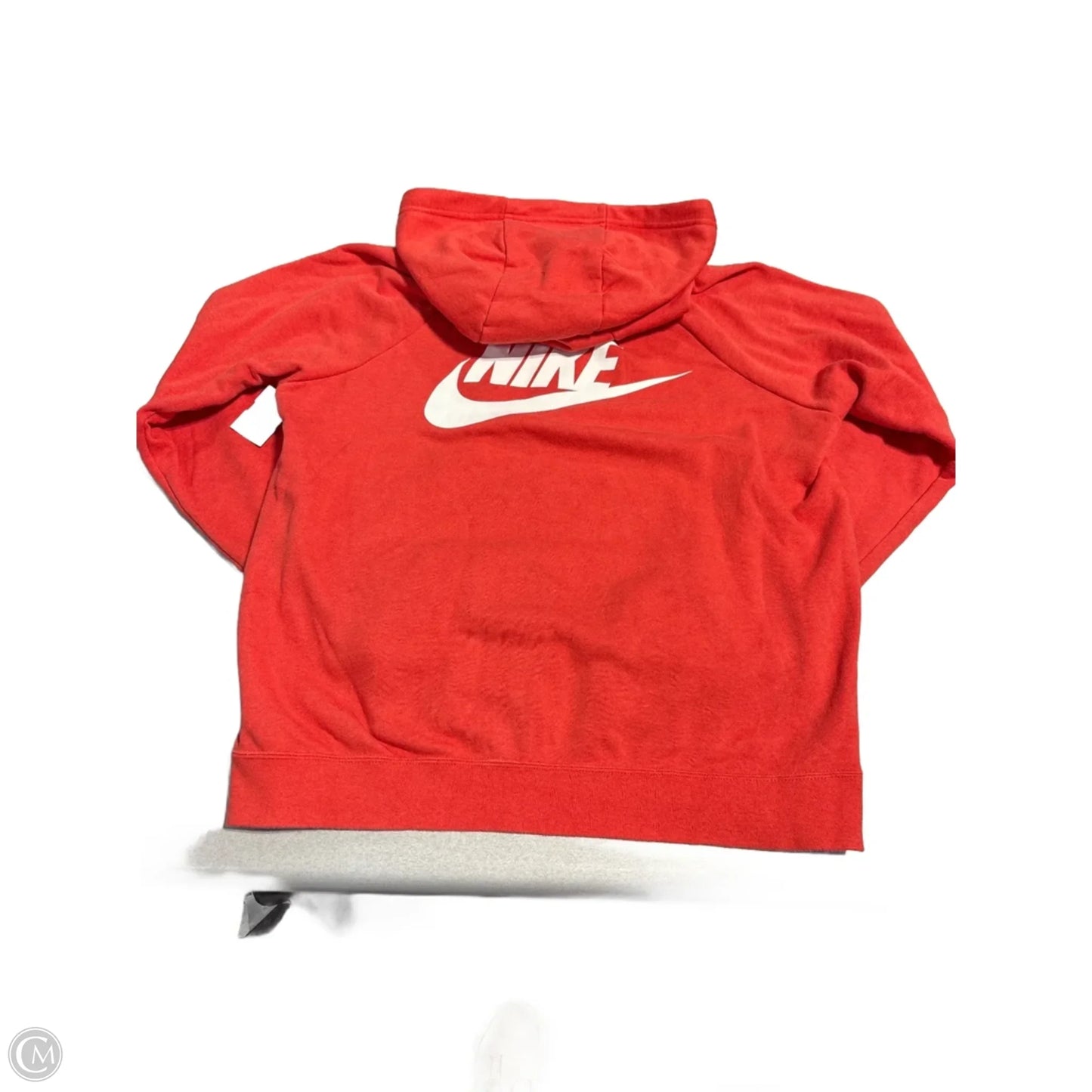 Sweatshirt Hoodie By Nike In Red, Size: M