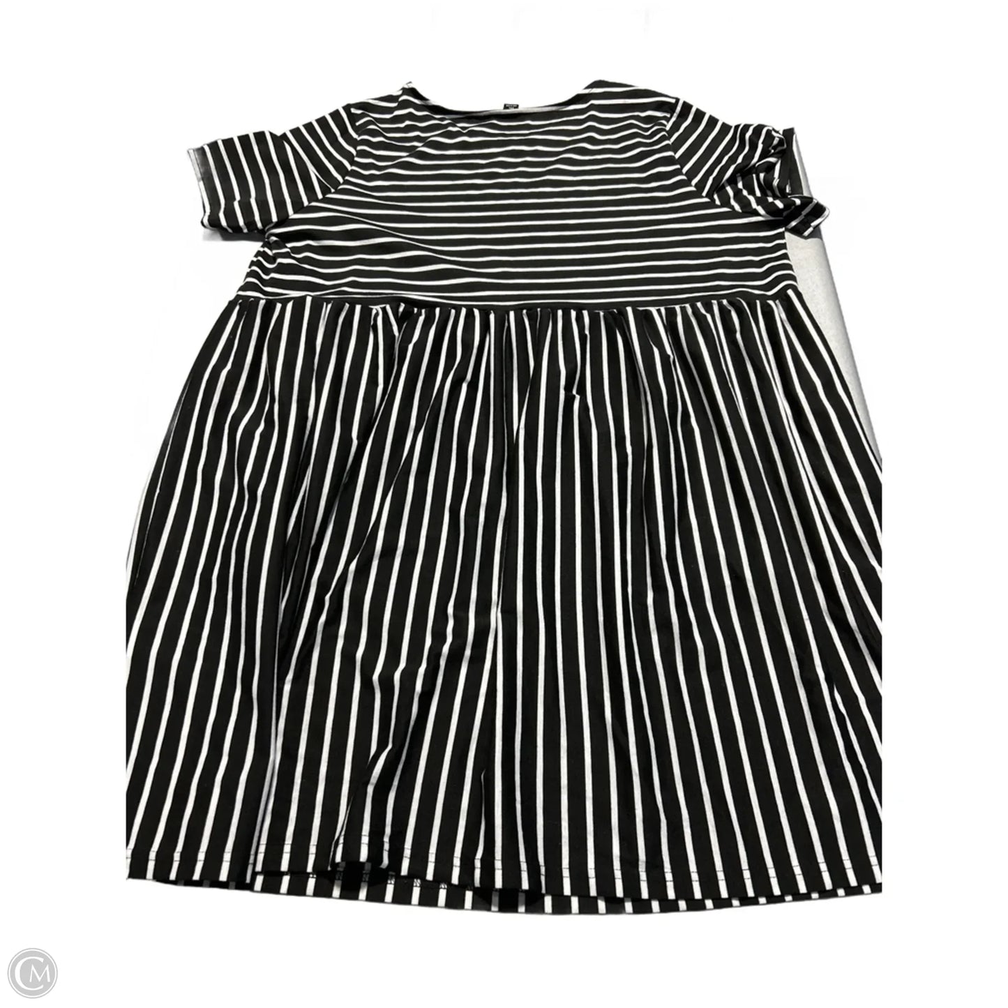 Dress Casual Midi By Emery Rose In Striped Pattern, Size: 3x