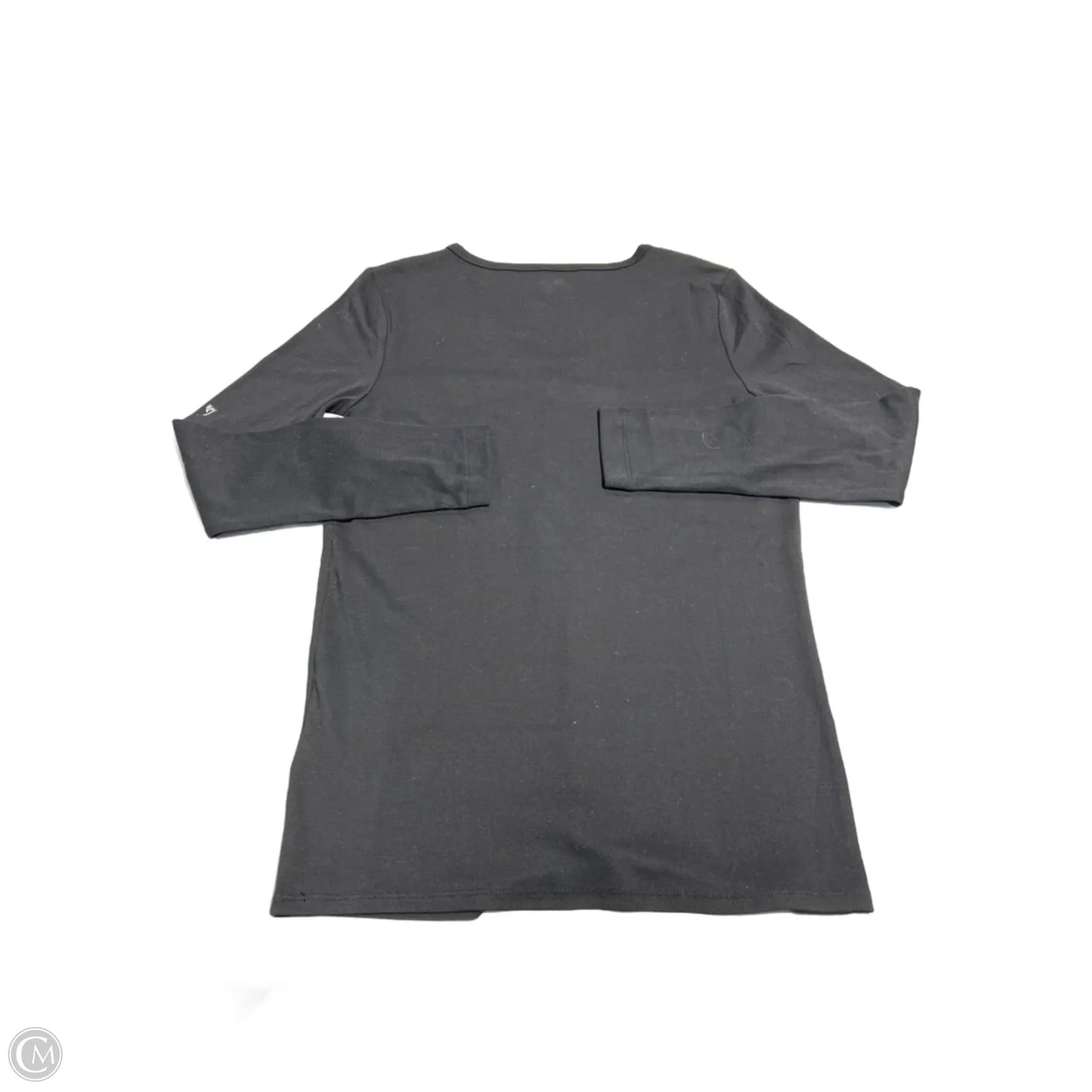 Top Long Sleeve Basic By Amazon Essentials In Black, Size: M