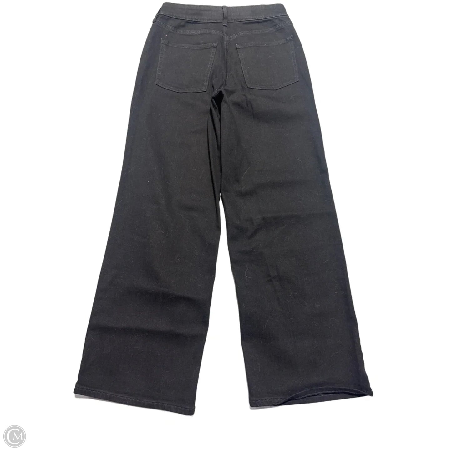 Jeans Wide Leg By Old Navy In Black Denim, Size: 4