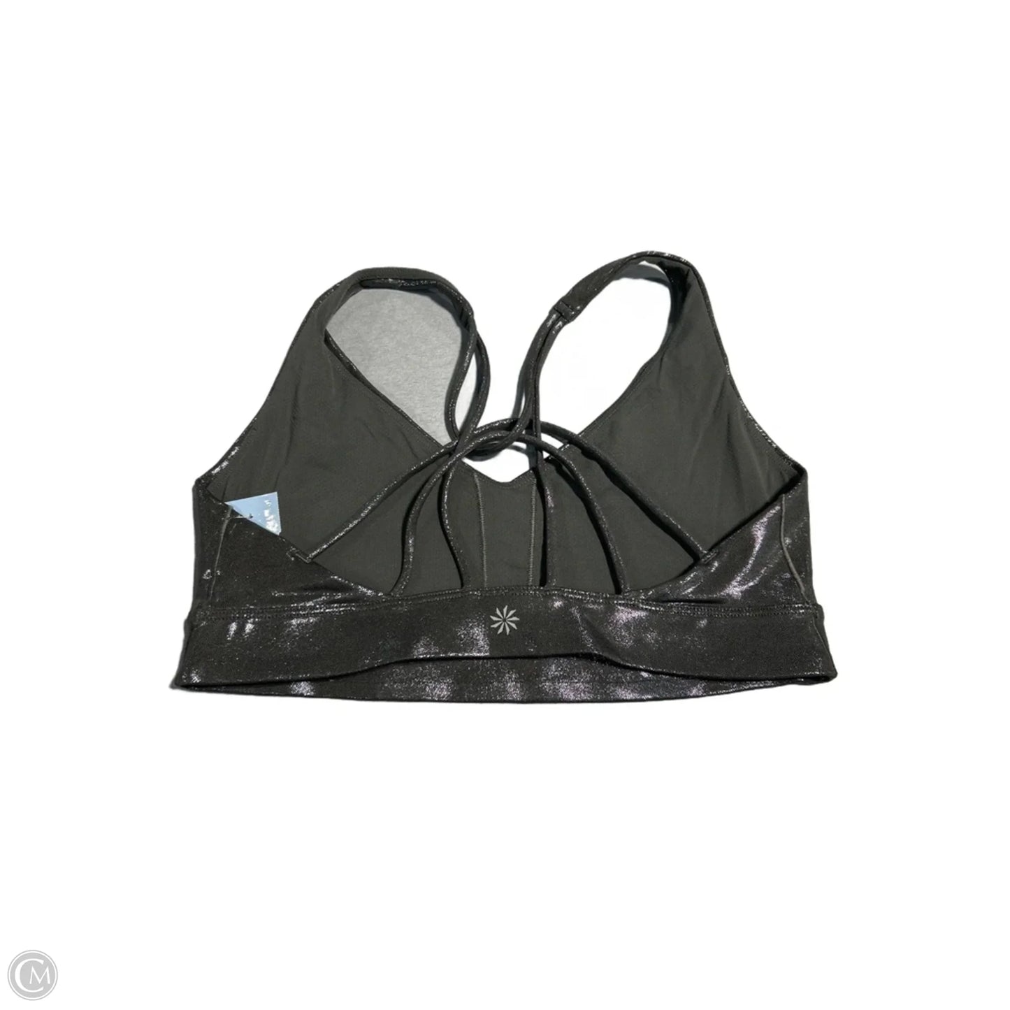 Athletic Bra By Athleta In Silver, Size: M