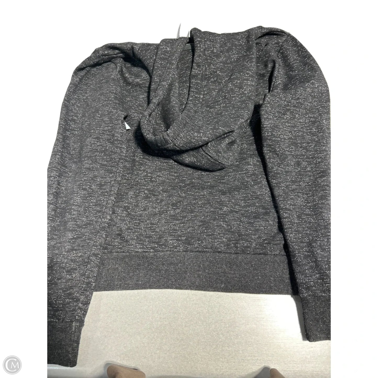 Top Long Sleeve By Reflex In Grey, Size: L