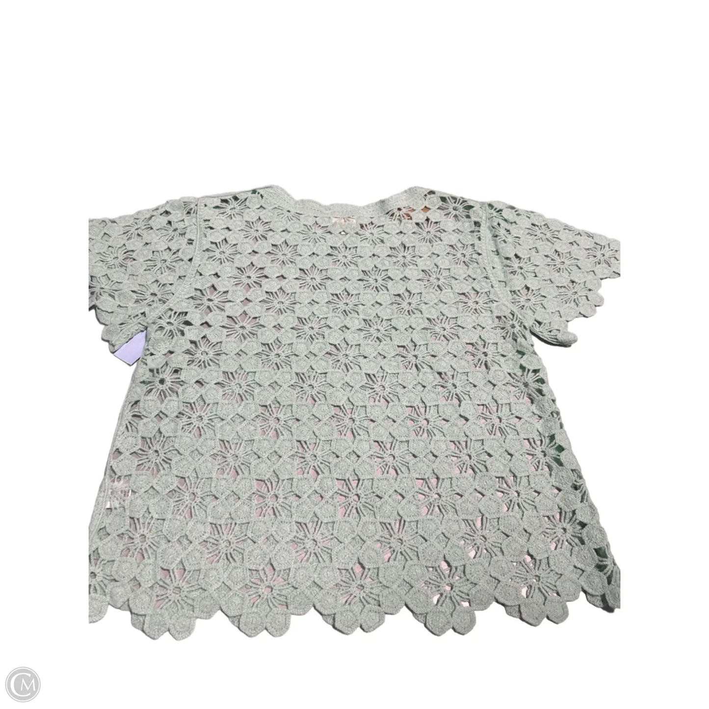 Top Short Sleeve By Bibi In Teal, Size: Xl