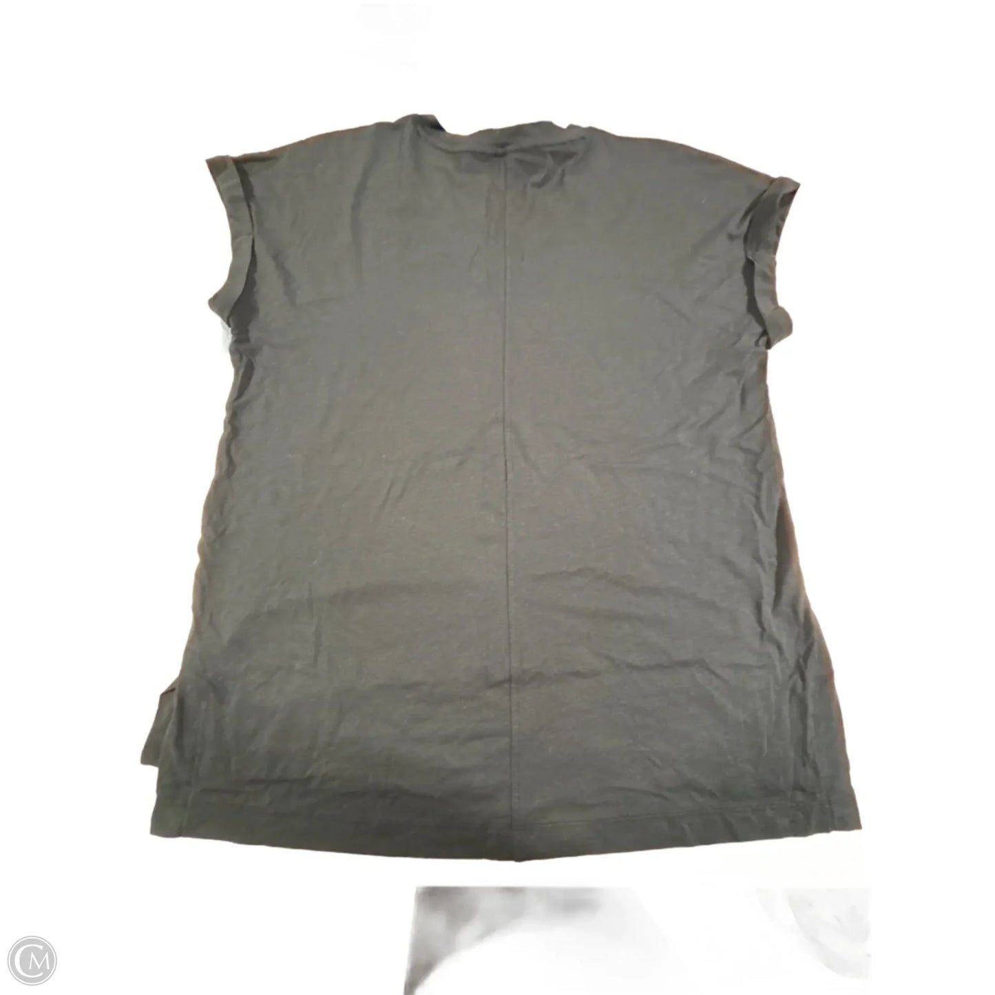 Top Short Sleeve Basic By Banana Republic In Black, Size: L