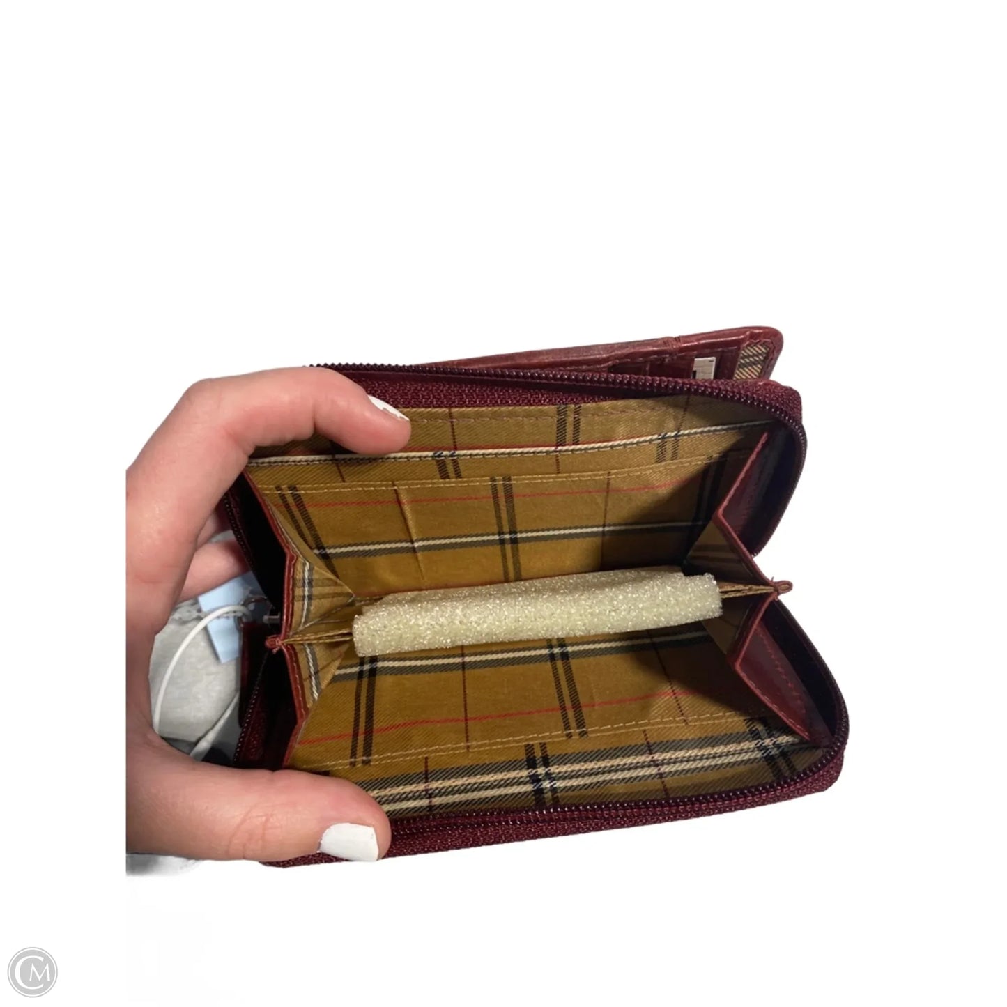 Wallet Leather By Cmc, Size: Small