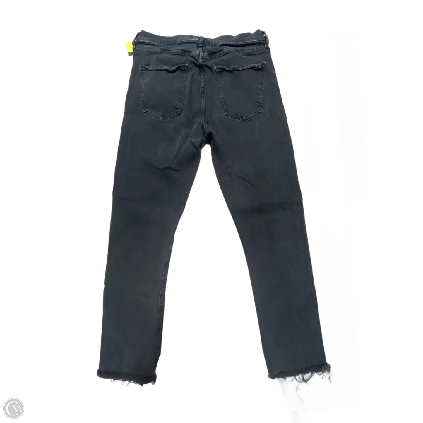 Jeans Skinny By Agolde In Black Denim, Size: 6