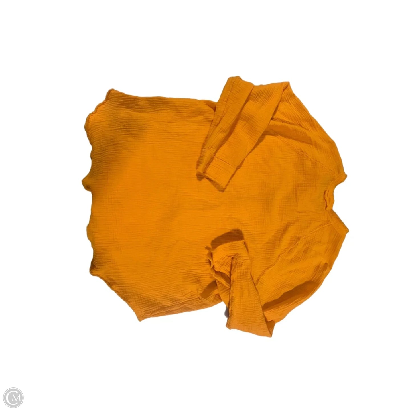 Top Long Sleeve By Aerie In Orange, Size: M