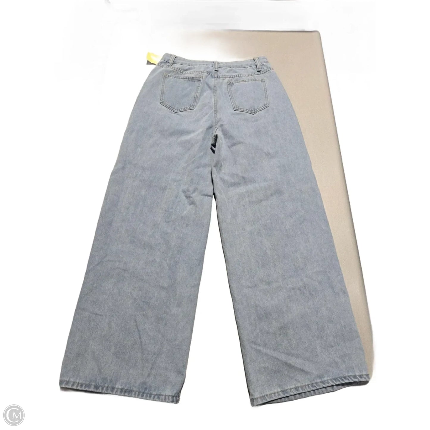 Jeans Wide Leg By Shein In Blue Denim, Size: 6