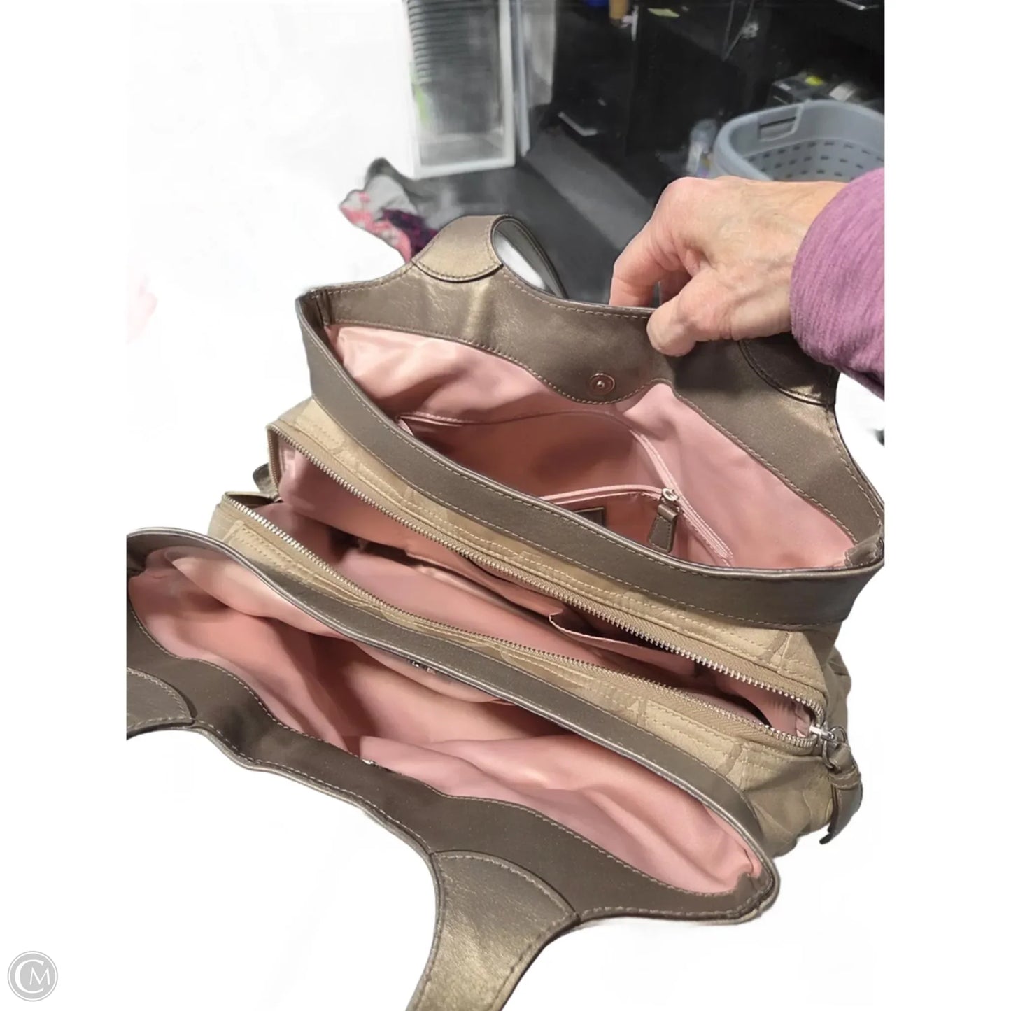 Handbag Designer By Coach, Size: Large