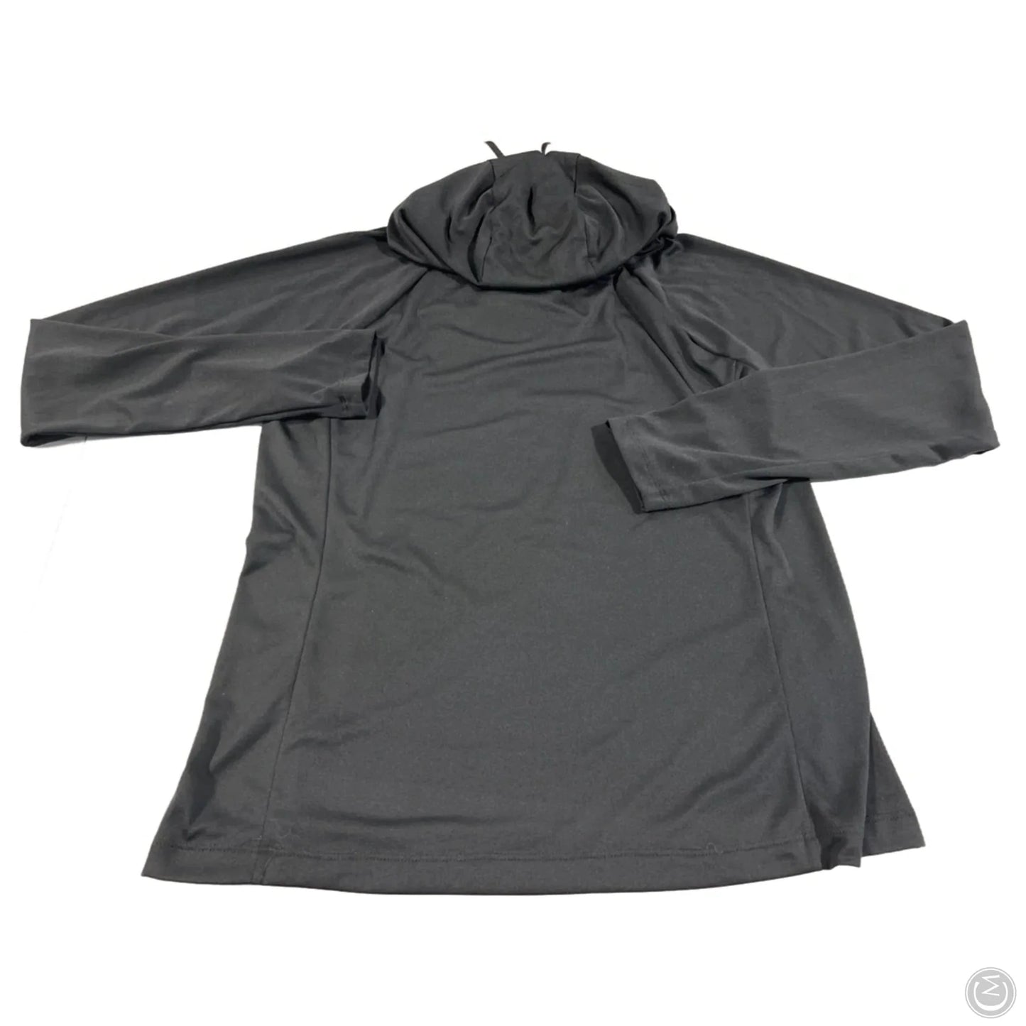 Athletic Top Long Sleeve Hoodie By Under Armour In Black, Size: M