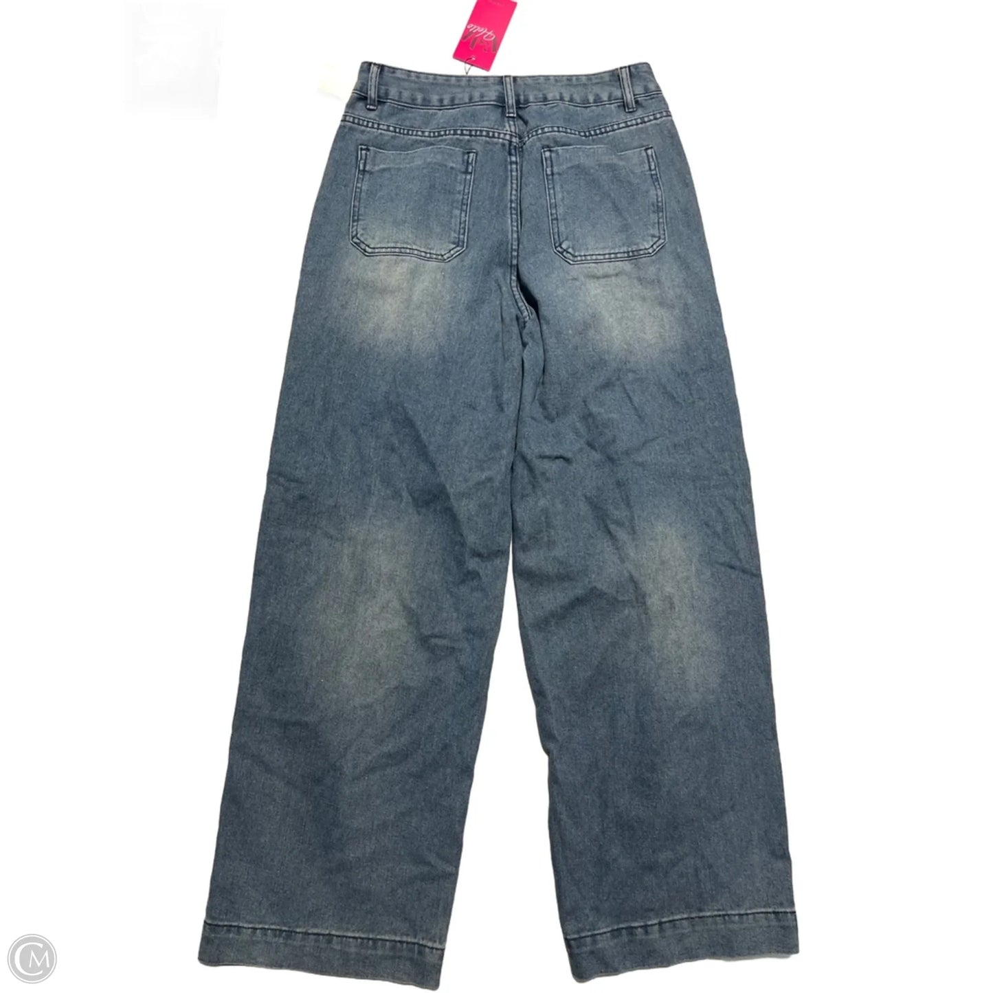 Jeans Wide Leg By Cme In Blue Denim, Size: 4