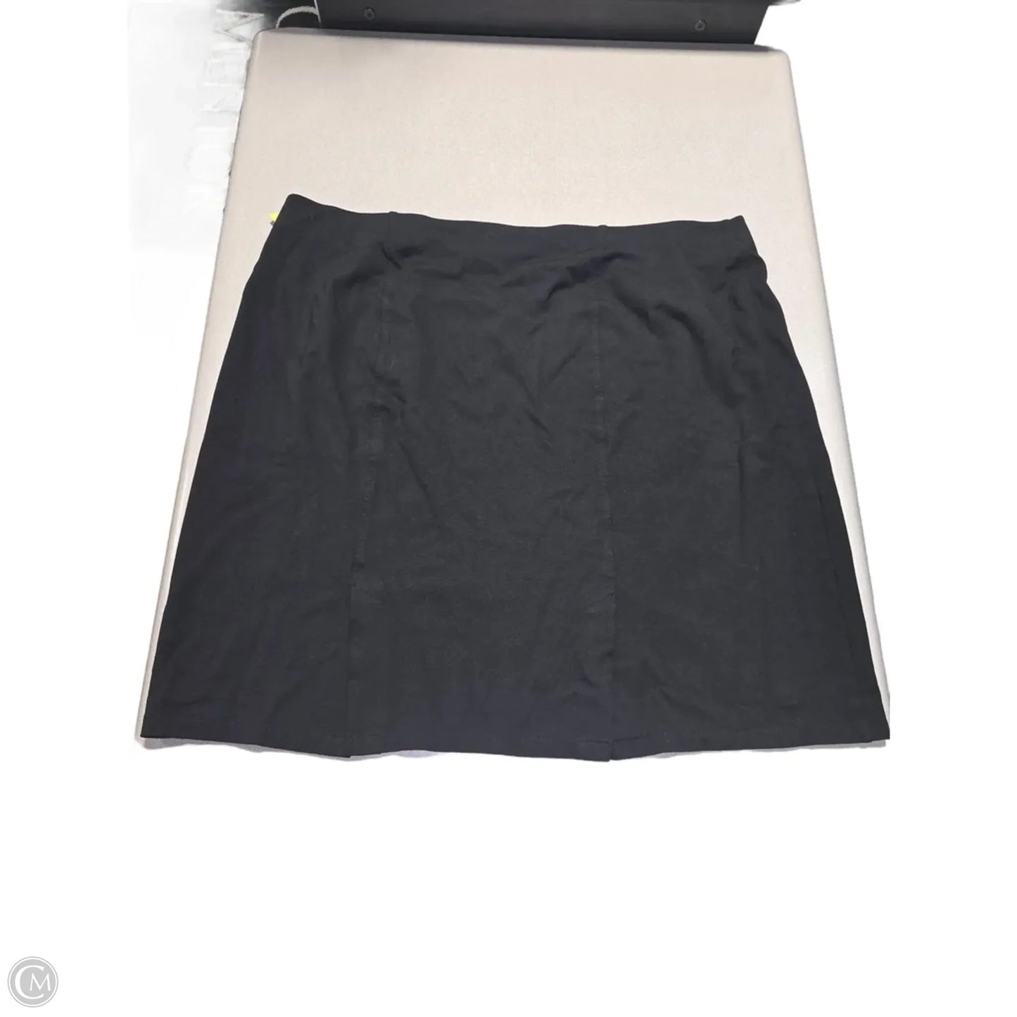 Skirt Mini & Short By Cato In Black, Size: 3x