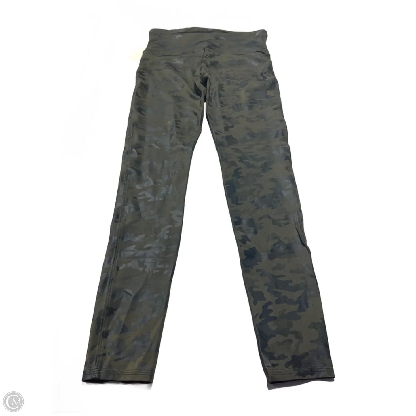 Athletic Leggings By Spanx In Camouflage Print, Size: L