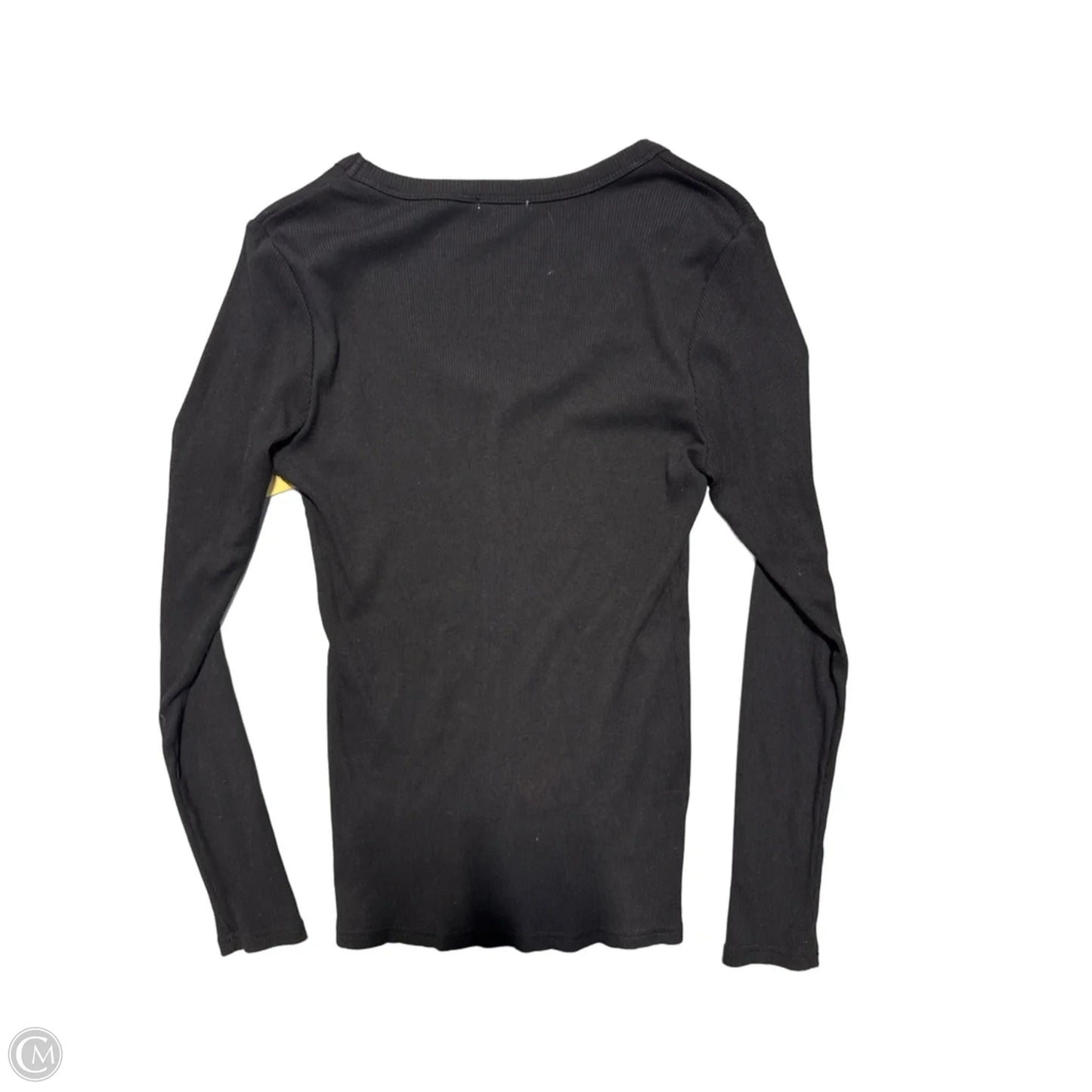 Top Long Sleeve Basic By Dip In Black, Size: S